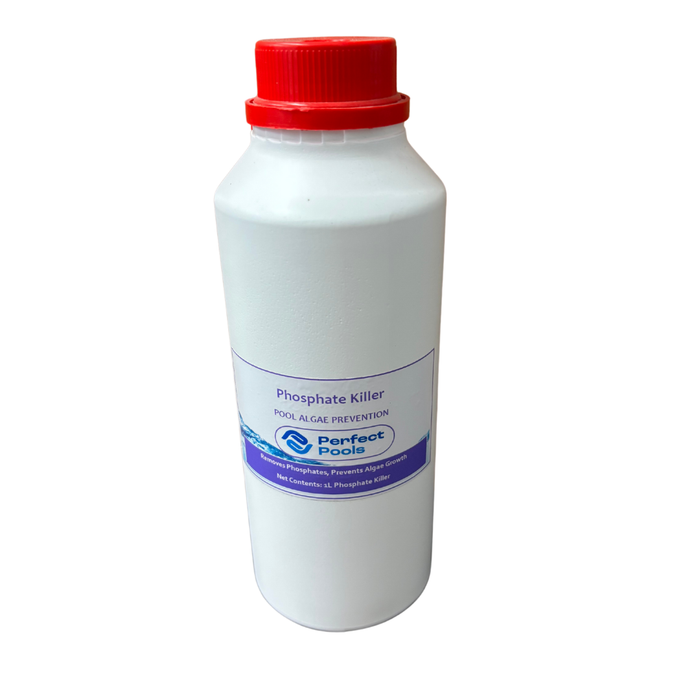 Perfect Pools 1L Phosphate Remover – Advanced Formula for Crystal-Clear Water