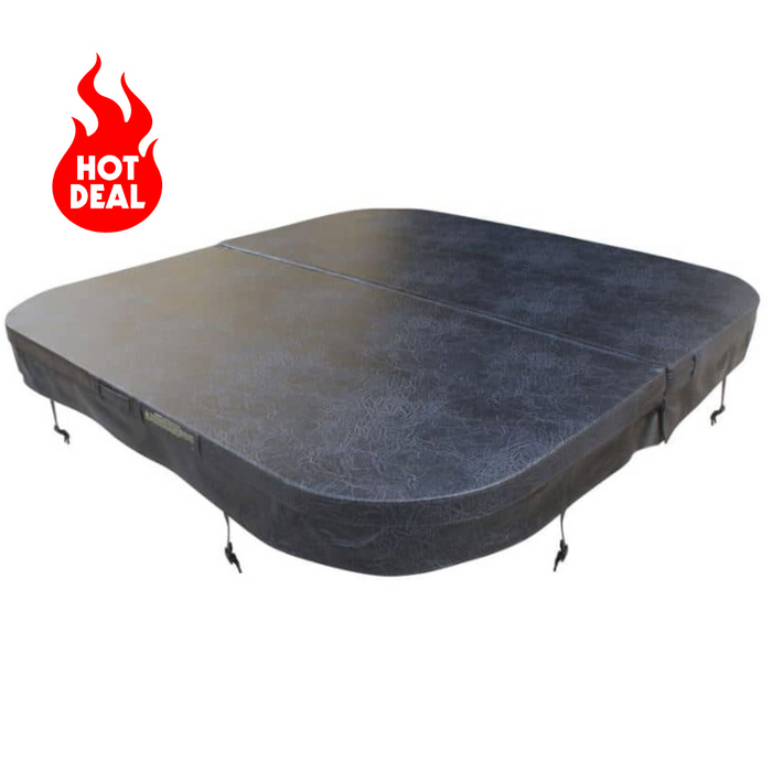 Premium Spa Cover 2000 x 2000mm – Charcoal (R250 Radius)