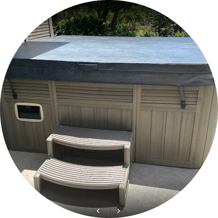 Premium Spa Cover 1900 x 1900mm – Charcoal (R250 Radius)