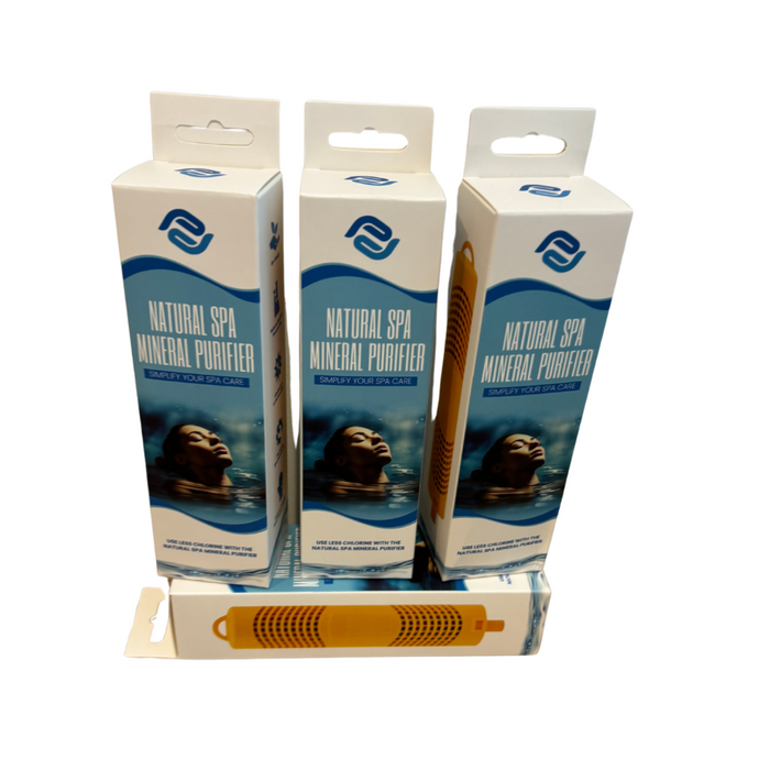 4-Pack Natural Mineral Purifier Spa Stick – Eco-Friendly Water Treatment for Clean & Clear Spa Water