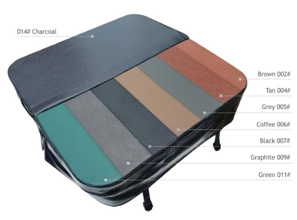 Premium Spa Cover 1900 x 1900mm – Charcoal (R250 Radius)