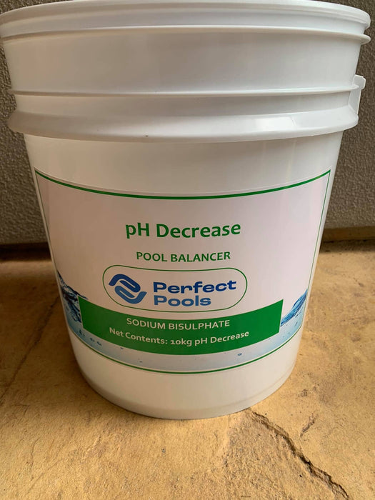 pH Decrease/Reducer (Sodium Bi-Sulphate) 10kg – pH Balancer for Swimming & Spa Pools