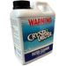 Crystal Water pool and spa filter cleaner bottle shown at an angle