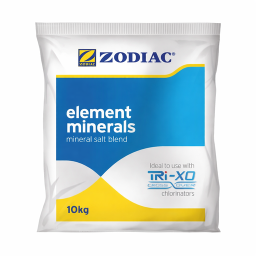 Zodiac element minerals packaging on a white background 10kg Bag mineral pool