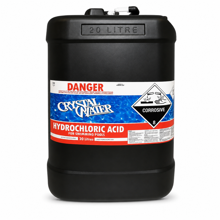 Hydrochloric Acid 20L | Pool pH & Alkalinity Reducer | In-Store Pickup Only