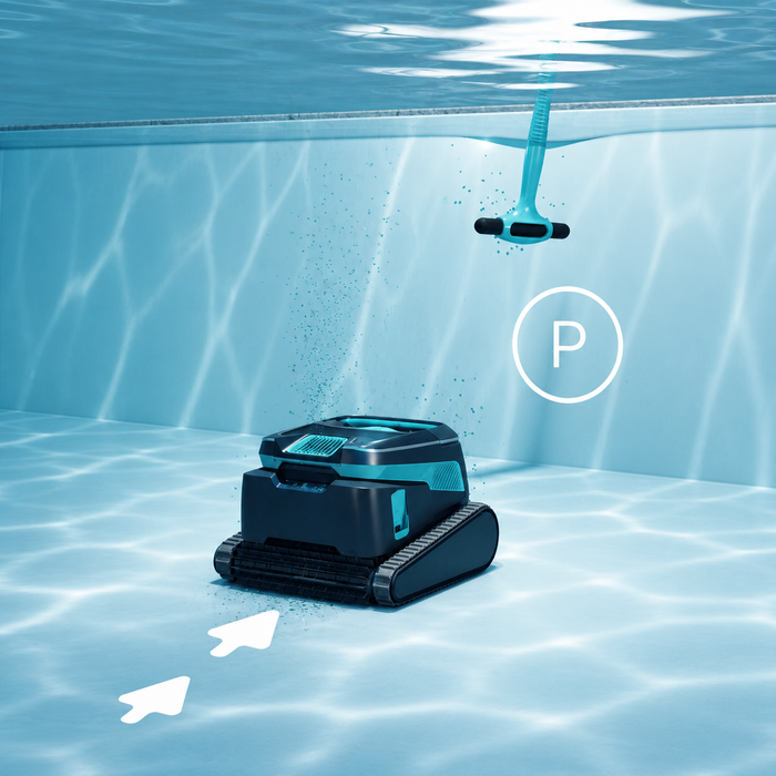 Dolphin Liberty 600 | Cordless Robotic Pool Cleaner | Floor, Walls and Waterline | 3-Year Warranty