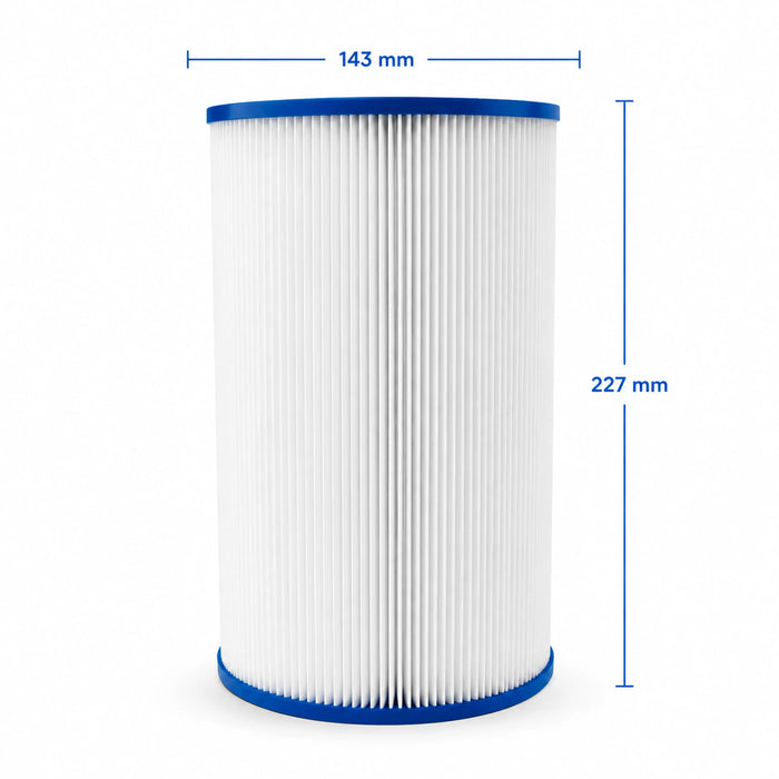 Trueform and Rotoform Spa Pool Filter SQ50 | 143 x 227mm | Twin Pack