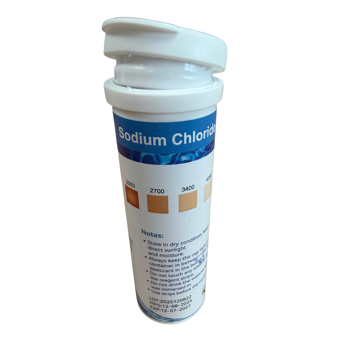 Salt Pool Test Strips – Sodium Chloride (25 Pack)