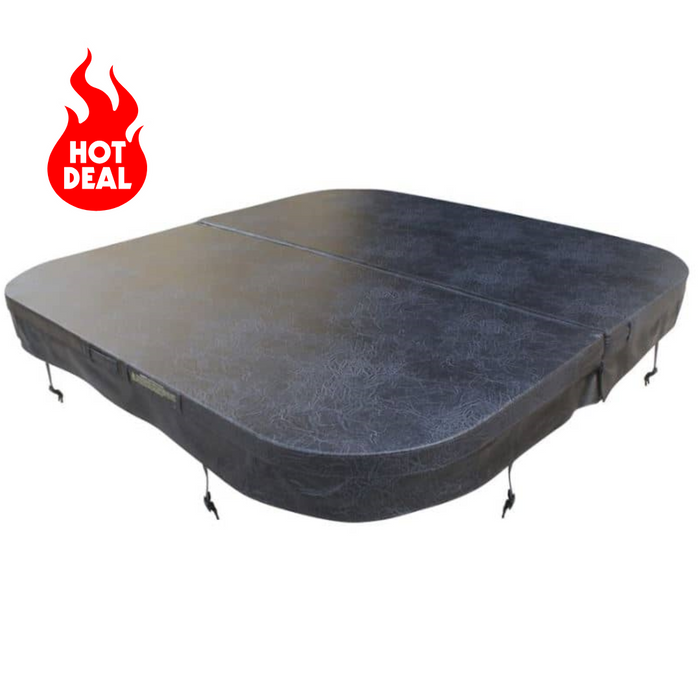 Premium Spa Cover 2000x2000mm (R250mm) - Charcoal