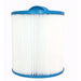 Alpine C18 pleated spa filter with blue handle and end caps