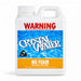 Crystal Water No Foam 1L bottle with a white cap and blue and orange label, shown on white.