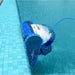 Dolphin S150 robotic pool cleaner at the pool waterline