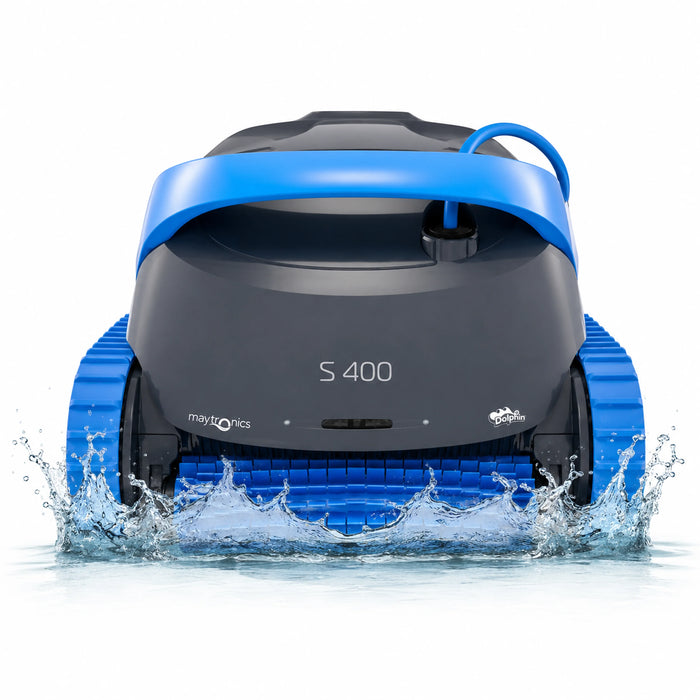 Dolphin S400 Robotic Pool Cleaner | Wi-Fi | Caddy | 4-Year Warranty