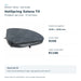 HotSpring Solana TX size guide: overall size (approx.) 1638 × 1638 mm, corner radius R350, large curved radius R1196.