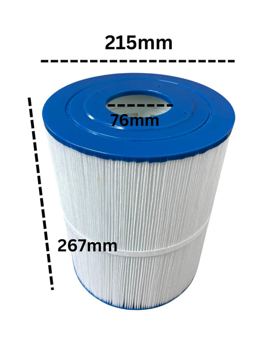 Hot Springs C65 / HS65 Spa Filter – 267mm x 215mm