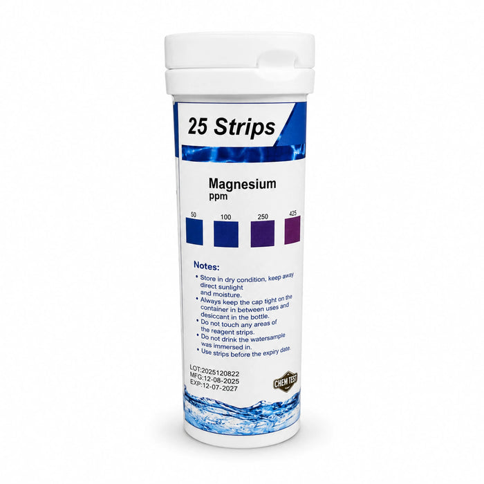 Magnesium Pool Test Strips | 25 Pack