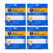 Four sealed Aussie Gold Mega Skimmer Socks five-packs, containing 20 socks in total, arranged on white.