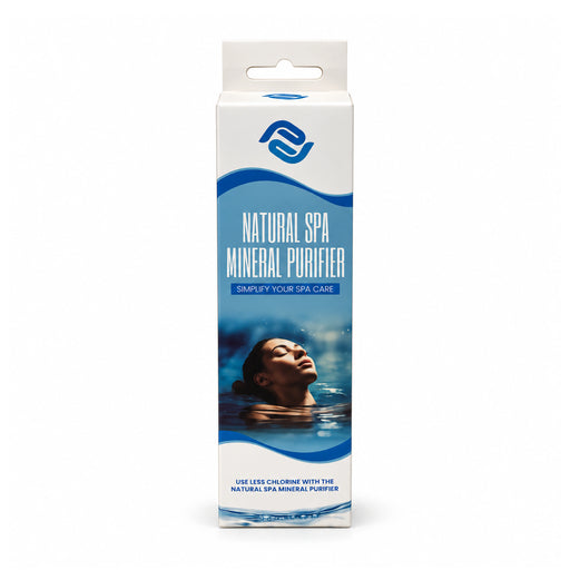 One boxed Natural Spa Mineral Purifier stick standing upright, with its blue and white front label visible on white.