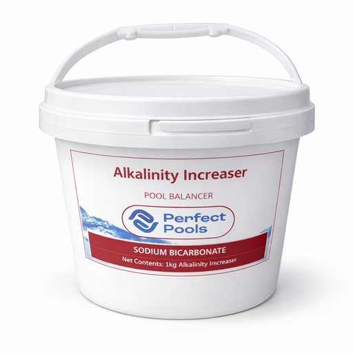 Perfect Pools alkalinity increaser 1 kg sodium bicarbonate bucket