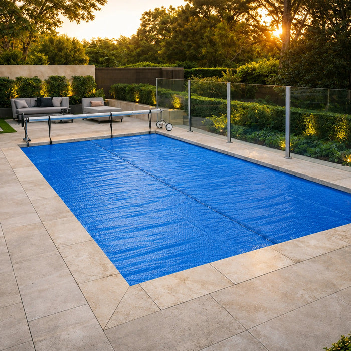 Swimming Pool Cover | 10m x 5m | Blue Solar Bubble | Cover Only