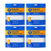 Four sealed Aussie Gold Regular Skimmer Socks five-packs, containing 20 socks in total, arranged on white.