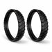 Pair of black replacement tracks for Zodiac MX6, MX8 and AX10 pool cleaners