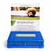 Simple Silver spa treatment case displayed in front of its product brochure