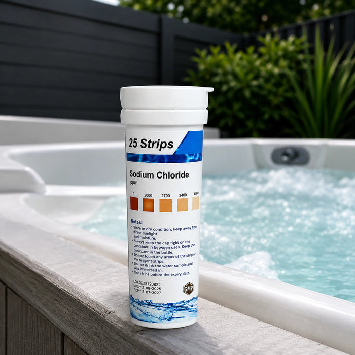 Salt Pool Test Strips | Sodium Chloride | 25 Pack