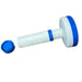 Spa floating tablet dispenser with its filling cap removed