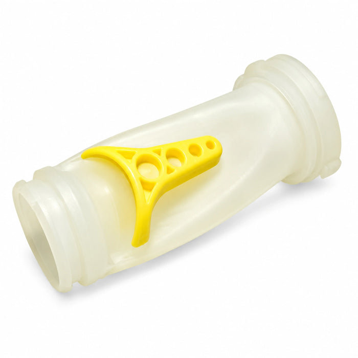 Translucent Zodiac Duralife replacement diaphragm with yellow reinforcement for T5 Duo, T3 and X7 cleaners.