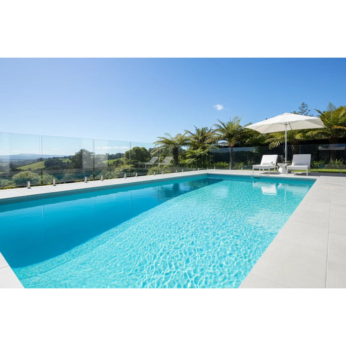 Crystal clear pool water