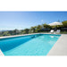 Crystal clear pool water