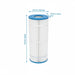 Zodiac CS100 filter cartridge dimensions diagram