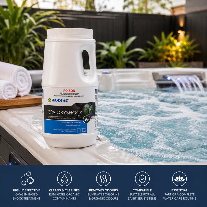 Zodiac Spa OxyShock | 1kg | Potassium Monopersulphate Shock