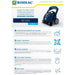 Zodiac Spabot SB1000 cordless robotic spa cleaner infographic with key features and cleaning benefits